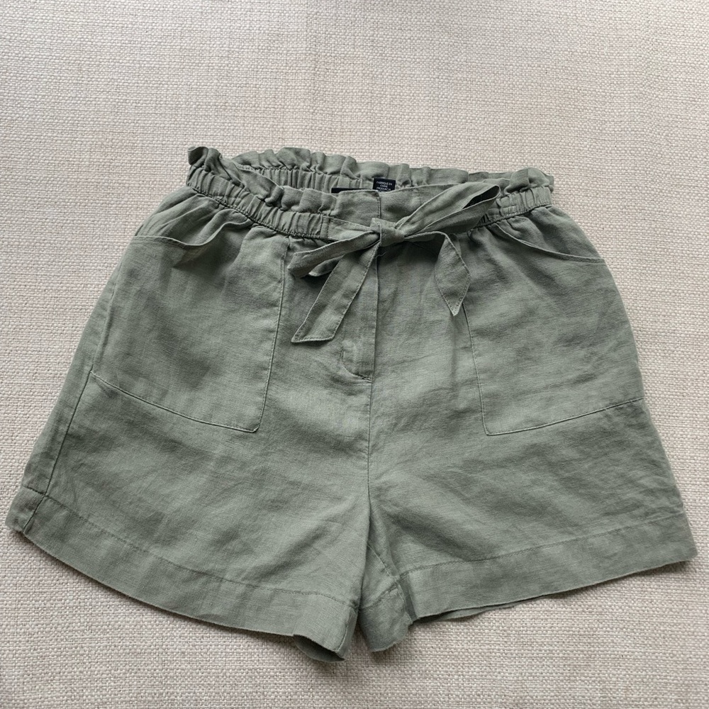 COPY - 100% Linen high waisted shorts